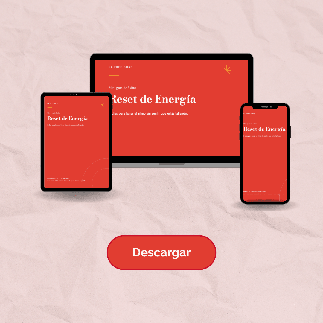 Reset de Energía — Mini Guía de 5 Días - lafreeboss